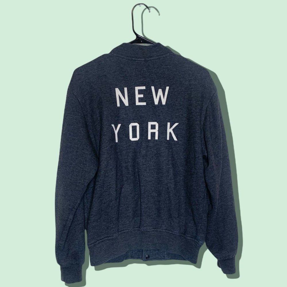 Vintage Brandy Melville John Galt New York Snap Women's Bomber Jacket One Size